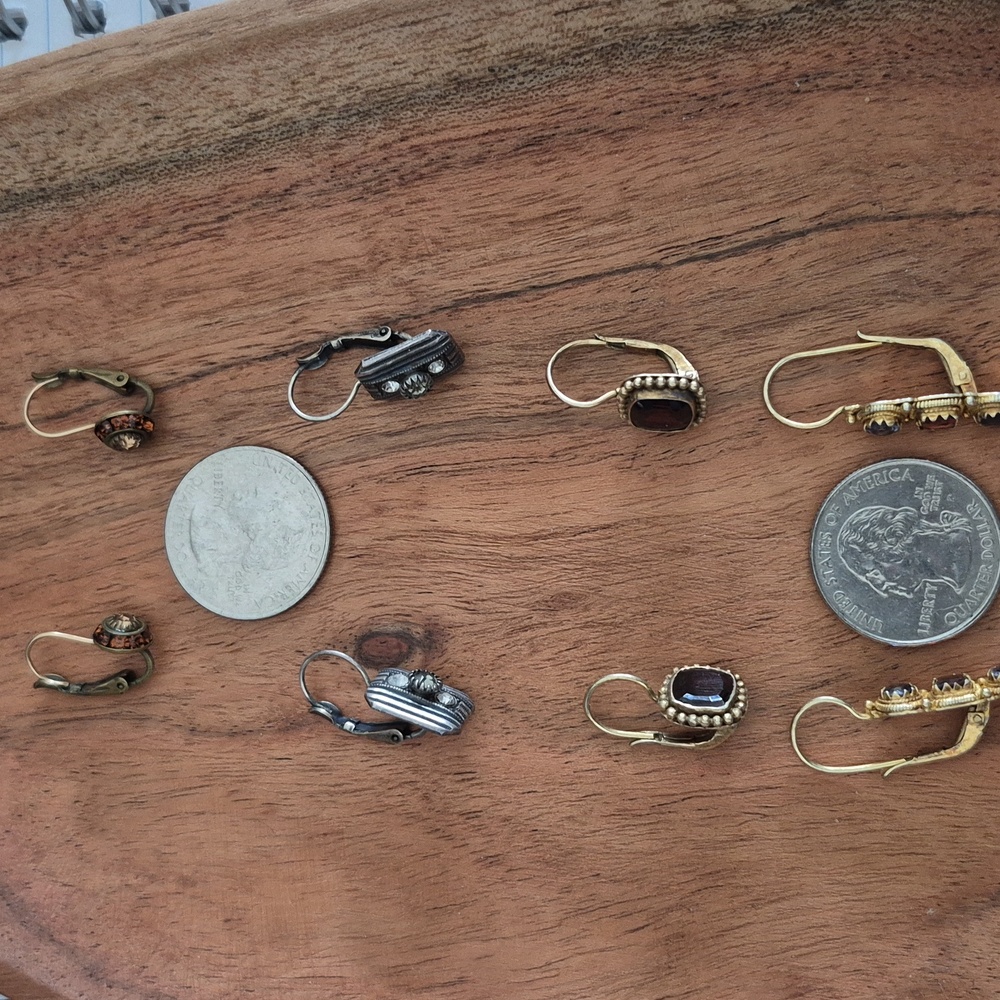Vintage Earrings Museum Replicas 4 Pair